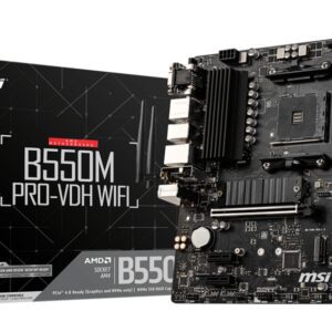PLACA BASE MSI B550M PRO-VDH WIFI AM4 MATX 4XDDR4 4719072733698 911-7C95-008