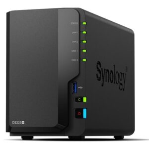 | P/N: DS225++2XHAT3320-8T | Cod. Artículo: DSP0000035022 Servidor nas synology disk station ds225+ 2gb gigabit ethernet