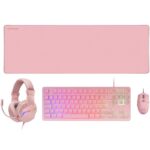 Pack Gaming Mars Gaming MCP-RGB3P/ Teclado RGB + Ratón Óptico + Alfombrilla XXL + Auriculares 8435693103387 MCPRGB3PES TAC-PACK MCP-RGB3 PK