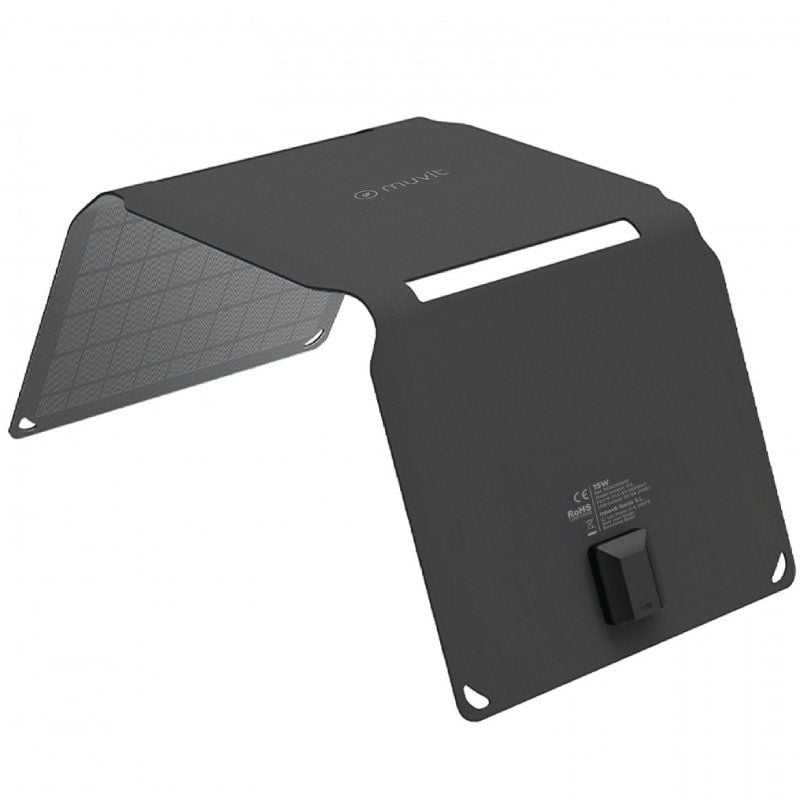 Panel Solar Portátil Muvit MCSCH0002/ 1xUSB/ 15W - Imagen 2