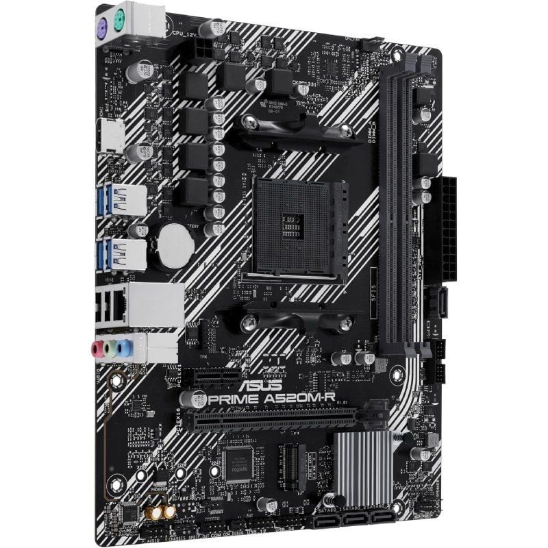 Placa Base Asus Prime A520M-R Socket AM4/ DDR4/ PCIe 3.0/ Micro ATX - Imagen 2
