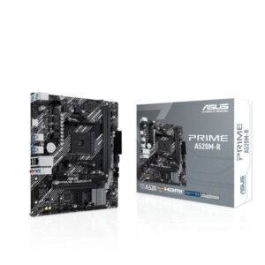 Placa Base Asus Prime A520M-R Socket AM4/ DDR4/ PCIe 3.0/ Micro ATX 4711387466414 90MB1H60-M0EAY0 ASU-PB PRIME A520M-R