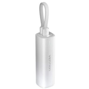 Powerbank 5000mAh Vention FHWM0/ 20W/ Gris/ Incluye Cable USB Tipo-C y Lightning 6922794715400 FHWM0 VEN-BAT FHWM0