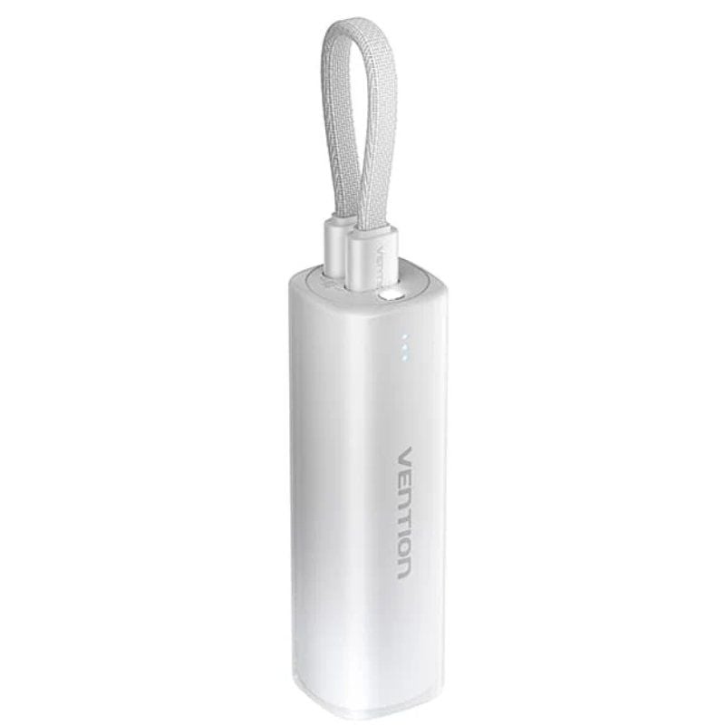 Powerbank 5000mAh Vention FHWM0/ 20W/ Gris/ Incluye Cable USB Tipo-C y Lightning 6922794715400 FHWM0 VEN-BAT FHWM0