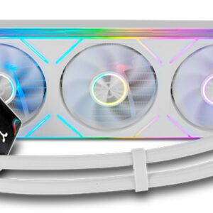 REFRIGERACION LIQUIDA NOX M-360 LCD 3XVENT 120MM PWM ARGB BLANCO 8436587976278 NXHUMMERM360LCDWH