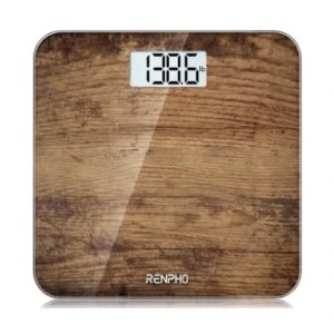RENPHO CORE 1S - BODY WEIGHT SCALE - LARGE SCREEN - 3AAA - 10.2X10.2X0.87INCH - BROWN 4897122200304 | P/N: PEU-BG260R-WD-N1 | Ref. Artículo: 1400941