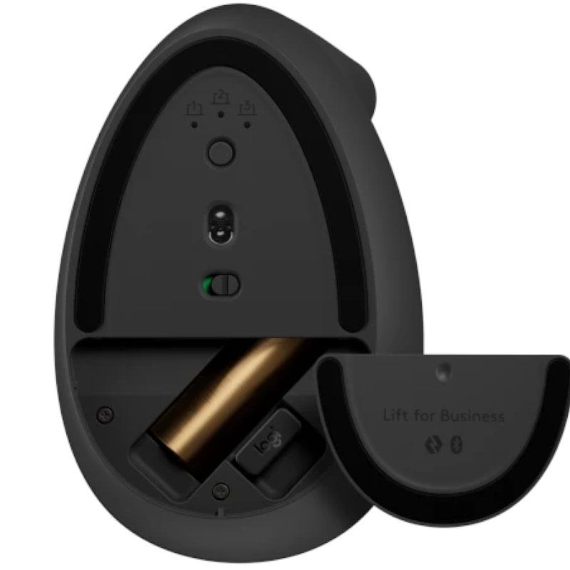 Ratón Vertical Inalámbrico Logitech Lift Vertical Ergonomic Mouse Business/ Hasta 4000 DPI/ Grafito - Imagen 5