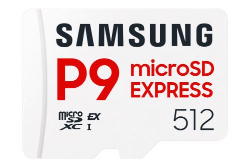 SAMSUNG MICRO SD EXPRESS P9 (MB-MK256T/WW) (Q1'26) 512GB/800 MB/S 8806097644200 | P/N: MB-MK512T/WW | Ref. Artículo: 1406350