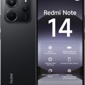 SMARTPHONE REDMI NOTE 14 4G 6GB/128GB NEGRO 6932554408008 MZB0J01EU