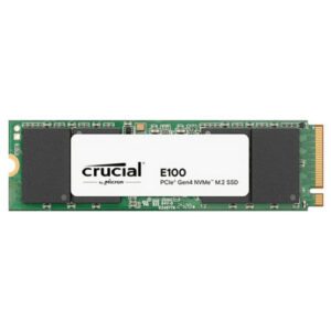 SSD CRUCIAL M.2 480GB PCIE4.0 E100 649528946133 P/N: CT480E100SSD8 | Ref. Artículo: CT480E100SSD8