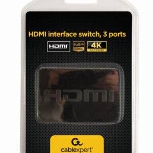 SWITCH HDMI GEMBIRD 3 PUERTOS HDMI 8716309085717 DSW-HDMI-34
