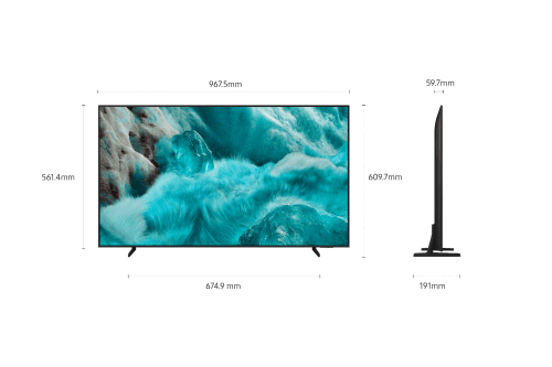 Samsung TQ43Q7FAAU 109,2 cm (43") 4K Ultra HD Smart TV Wifi Negro - Imagen 3