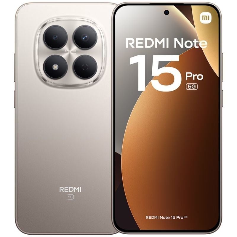 Smartphone Xiaomi Redmi Note 15 Pro 8GB/ 256GB/ 6.83"/ 5G/ Titanio 6932554470401 MZB0LZLEU XIA-SP NOTE15P 5G 8-256 TIT