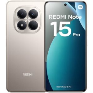 Smartphone Xiaomi Redmi Note 15 Pro 8GB/ 256GB/ 6.83"/ Titanio 6932554480509 MZB0MGWEU XIA-SP NOTE15P 8-256 TIT