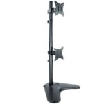 Soporte de Sobremesa para 2 Monitores TooQ DB1703TNV-B/ Giratorio/ Inclinable/ hasta 9kg 8433281012035 DB1703TNV-B TOO-SOPORTE DB1703TNV-B