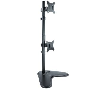 Soporte de Sobremesa para 2 Monitores TooQ DB1703TNV-B/ Giratorio/ Inclinable/ hasta 9kg 8433281012035 DB1703TNV-B TOO-SOPORTE DB1703TNV-B