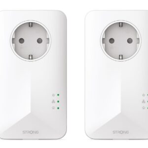 Strong PowerLine 1000 Kit 1000 Mbit/s Ethernet Blanco 2 pieza(s) 9120072375583 | P/N: POWERL1000EUV2 | Ref. Artículo: 1390399