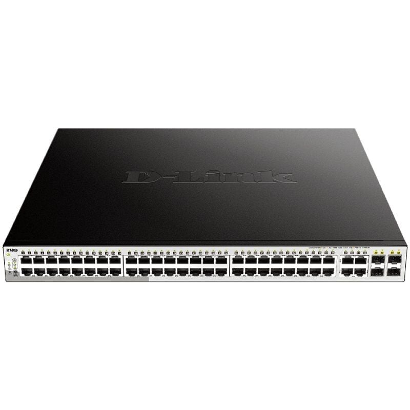 Switch Gestionable D-Link DGS-1210-52MP 52 Puertos/ RJ-45 10/100/1000 PoE/ SFP 790069467806 DGS-1210-52MP/E DLK-SWITCH DGS-1210-52MP E