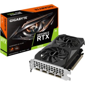TARJETA GRAFICA GIGABYTE RTX 3050 WINDFORCE OC V2 6GB GDDR6 DLSS3 4719331355081 GV-N3050WF2OCV2-6GD