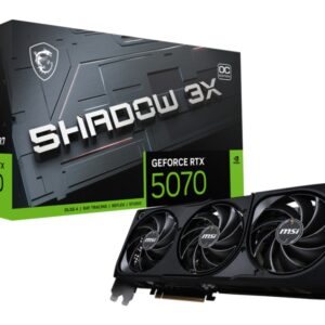 TARJETA GRAFICA MSI GEFORCE RTX 5070 12G SHADOW 3X OC 4711377308205 912-V532-002