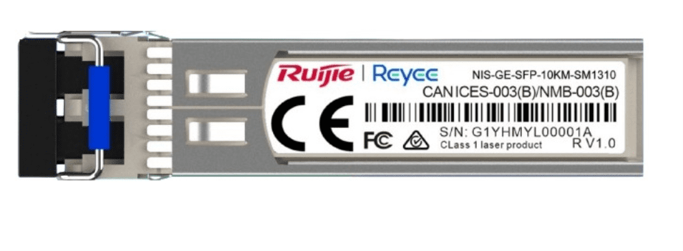 TRANSCEIVER RUIJIE MONOMODO SFP 1310NM 10KM 1GB LX 6971693276765 RG-NIS-GE-SFP-10KM-SM1310