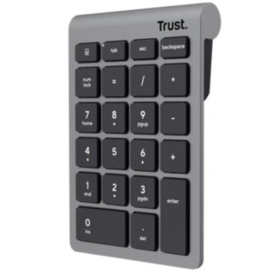 Teclado Numérico Inalámbrico Trust Xalas Wireless/ Plata 8713439257090 25709 TRU-TEC XALAS WIRELESS SL