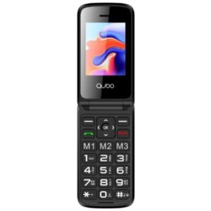 Teléfono Móvil Qubo X-247 4G para Personas Mayores/ Negro 6944762701444 X-247 4G QUB-TEL X-247 4G
