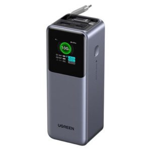 UGREEN 165W POWER BANK WITH RETRACTABLE CABLE 6941876269921 | P/N: 55987B | Ref. Artículo: 1402171