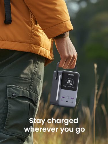 Ugreen Nexode Power Bank 48000 mAh Litio Gris - Imagen 13