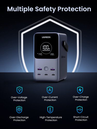 Ugreen Nexode Power Bank 48000 mAh Litio Gris - Imagen 9