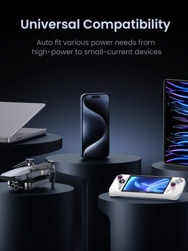 Ugreen Nexode Power Bank 48000 mAh Litio Gris - Imagen 10