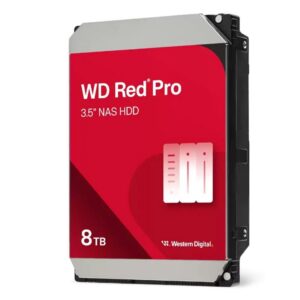 0718037902838 | P/N: WD8005FFBX | Cod. Artículo: DSP0000026610 Disco duro interno wd western digital red pro 8tb 3.5 pulgadas sata