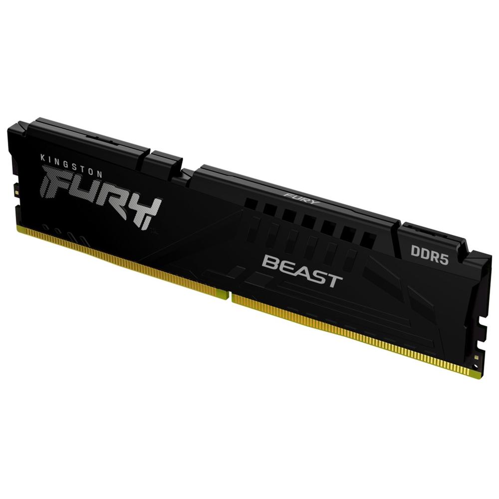 Memoria ddr5 32gb kingston - 5600 mhz - pc5 - 44800 - fury beast - cl40 - 1.8v - Imagen 4