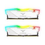0765441654587 | P/N: TF4D416G3200HC16FDC01 | Cod. Artículo: DSP0000002016 Memoria ram  ddr4 16gb 2x8gb 3200mhz teamgroup delta blanco -  t - force rgb - cl 16 - 1.35v tf4d416g3200hc16fdc01
