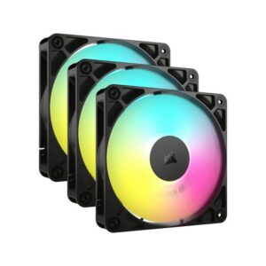 0840006684138 | P/N: CO-9050181-WW | Cod. Artículo: DSP0000032322 Ventilador caja corsair rs120 argb 3 x 120mm negro