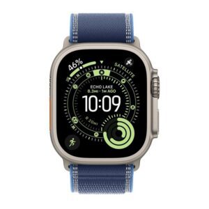 195950609479 | P/N: MEWU4QL/A | Cod. Artículo: DSP0000034437 Smartwatch apple watch ultra 3 gps + cellular 49mm natural titanium case  blue - bright blue trail loop -  m - l