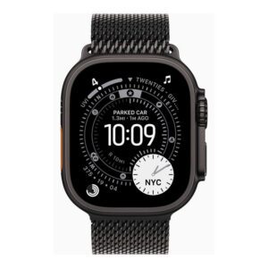 195950610772 | P/N: MF1N4QL/A | Cod. Artículo: DSP0000034616 Smartwatch apple watch ultra 3 gps + cellular 49mm black titanium case  black titanium milanese loop -  s