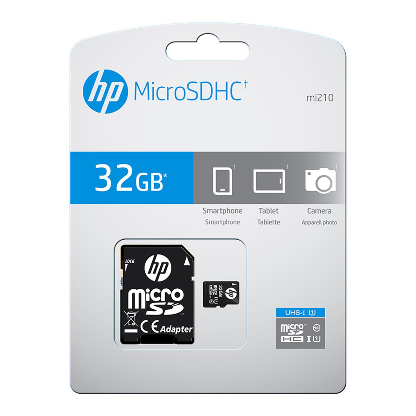 3536401533566 | P/N: | Cod. Artículo: SDU32GBHC10HP-EF Tarjeta memoria micro secure digital sd hp 32gb class 10 u1