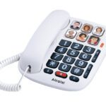 3700601430455 ATL1430455 ALCATEL TELEFONO FIJO COMPACTO TMAX10 BLANCO.