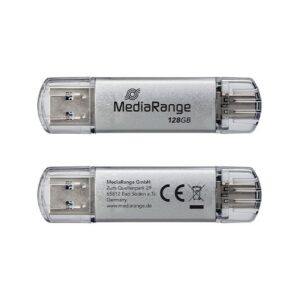 4260664870791 PENDRIVE COMBO 128GB USB 3.2 MEDIARANGE HIGH P. MR938 A0056191 Mediarange Almacenamiento MR938