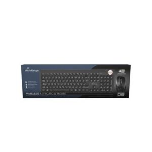 4260664875949 TECLADO + RATON WIRELESS MEDIARANGE MROS104 ES BLACK / 1200 MROS104-ES A0058704 Mediarange Teclados y Ratones MROS104-ES