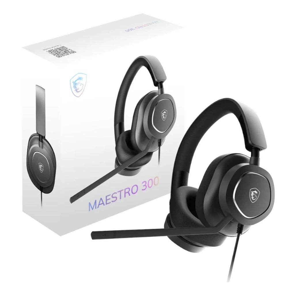 4711377238977 | P/N: OS3-8ZC8001-000 | Cod. Artículo: DSP0000038444 Auriculares gaming msi maestro 300 negro
