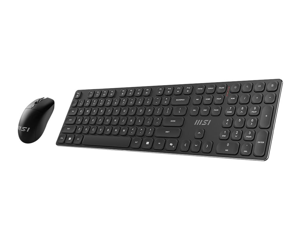 Teclado + raton msi forge k210w combo inalambrico negro - Imagen 2