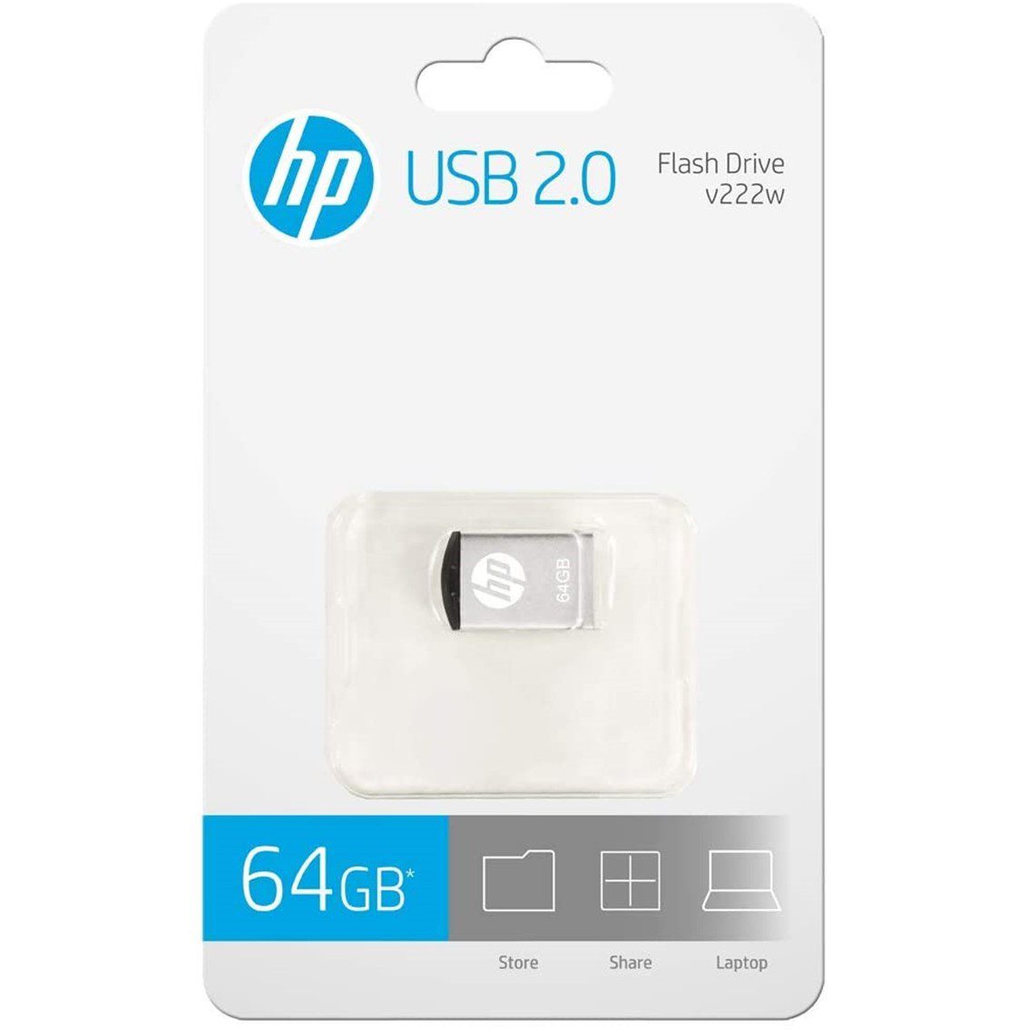 4712847094062 | P/N: HPFD222W-64 | Cod. Artículo: MGS0000007955 Memoria usb 2.0 hp v222w 64gb plata