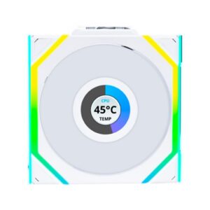 4718466016720 | P/N: G99.12RSL1W1W.00 | Cod. Artículo: DSP0000027324 Ventilador caja lian li unifan sl inalambrico rgb 120mm blanco