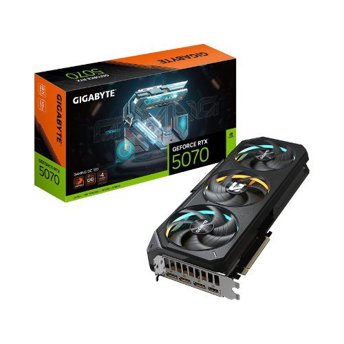 4719331355722 TARJETA GRÁFICA GIGABYTE RTX 5070 GAMING OC 12GB GV-N5070GAMING OC-12GD A0056226 Gigabyte Tarjetas Gráficas GV-N5070GAMING OC-12GD