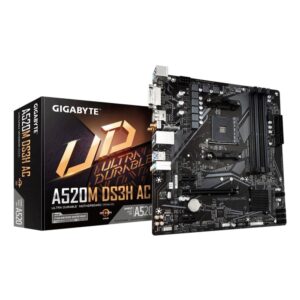4719331810696 | P/N: A520M DS3H AC | Cod. Artículo: DSP0000038016 Placa base gigabyte a520m ds3h ac am4 matx 4xddr4
