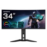 4719331858926 | P/N: 20VM0-MO34WQ2BT-1EKR | Cod. Artículo: DSP0000026876 Monitor gaming gigabyte mo34wqc2 34 pulgadas 3440x1440 va 2k