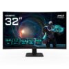 4719331863548 | P/N: 20VM0-GS32QCABM-1EUR | Cod. Artículo: DSP0000030942 Monitor curvo gaming gigabyte gs32qca 31.5 pulgadas qhd 180hz