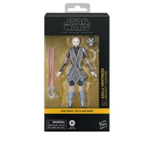 5010996365989 | P/N: G25675X0 | Cod. Artículo: MGS0000029357 Figura hasbro star wars the black series the clone wars asajj ventress (bounty hunter)